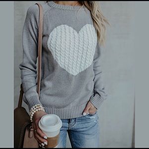 ✨STACIA✨ Heart printed sweater